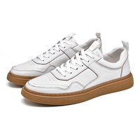 Dernières tendances de la mode, baskets de football chics de haute qualité, cuir véritable de vache blanc, chaussures pour hommes, marque Autres Chaussures 2025