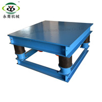 Table/plate-forme de vibration à usage intensif pour les applications de moules à ciment et les plates-formes vibrantes d'essai