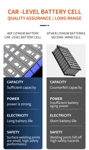 ADF batteria ricaricabile agli ioni di litio 60V 100AH triciclo elettrico a due ruote batteria al litio