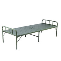Cadre de lit double réglable en acier et plastique de style chinois pliable et portable pour l'extérieur