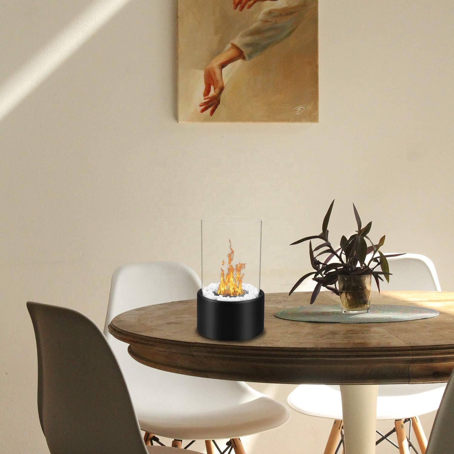 Настольный камин с этанолом, домашняя и уличная портативная чаша для огня, настольный камин