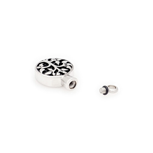 Gioielli commemorativi personalizzati di alta qualità per ceneri collana con urna albero della vita in acciaio inossidabile placcato oro Non appannato - Product Image 4
