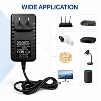 Adaptateur secteur AC/DC durable 3 volts 1 ampère 3W 1000mA certifié CE FCC RoHS, chargeur enfichable pour décodeur et commutateur réseau
