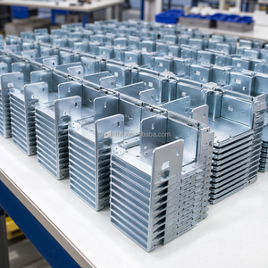 Fabrication sur mesure de tôles en acier inoxydable, service d'estampage avec placage au zinc - Product Image 5
