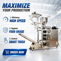 Machine de remplissage et d'emballage entièrement automatique en acier inoxydable 304 pour sachets alimentaires, pochettes et paquets de cigarettes (Énergie)