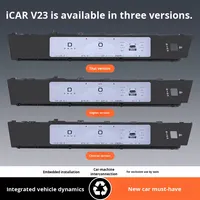 Panel Instrumen ICAR V23 Berkualitas Tinggi untuk Mobil Setir Kanan, Layar Instrumen LCD Definisi Tinggi, Aksesoris