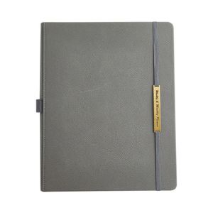 Libreta de Cuero PU Ecológica de Lujo con Logotipo Personalizado, Tapa Dura, Cinta Elástica, Índice y Pestañas, Agenda de Negocios, Diario - Product Image 2
