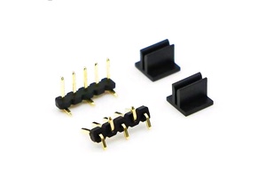 Conector de pines DIN de latón de 2.0mm de paso, de una sola fila, SMT para PCB, SQ0.5mm H1.0mm 1*5P - Product Image 5