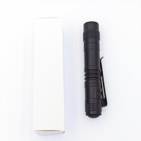 Senter Pena LED Mini dengan Klip, Senter Saku Portabel Bertenaga Baterai AAA untuk Inspeksi Dokter dan Perawat