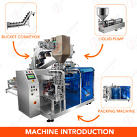 Machine d'emballage automatique pour sachets à fermeture éclair, pour l'ail mariné, les bulbes et les concombres, machine d'emballage pour sachets préformés