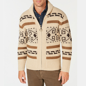 <span class=keywords><strong>Slim</strong></span> <span class=keywords><strong>Fit</strong></span> con Zip e collo finto cappotti da uomo in lana invernale spessa <span class=keywords><strong>Cardigan</strong></span> originale da uomo - Product Image 1