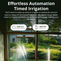 Válvula de Agua Zigbee SONOFF SWV-BSP SWV-NH, IP55, Controlador de Sistema de Riego, Interruptor Inteligente, Compatible con Alexa y Google Home, Certificado CE