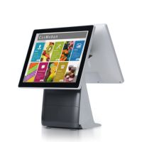 USA Restaurant Intégré 80mm 58mm Imprimante Thermique Caisses Enregistreuses À Écran Tactile Tout En Un POS
