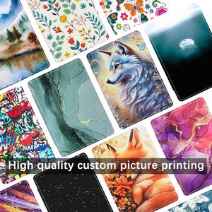 Funda Personalizada para <span class=keywords><strong>Kindle</strong></span> Paperwhite 5, Colorsoft, Diseño Personalizado, Funda Blanca para <span class=keywords><strong>Kindle</strong></span>, Cubierta de Cuero PU con Parte Trasera Transparente - Product Image 4