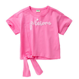 Hot Products 2017 maglietta alla moda maglietta allungata a coda <span class=keywords><strong>lunga</strong></span> da ragazza dal fornitore della cina - Product Image 2