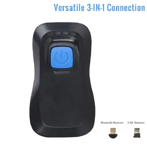 MINJCODE MJ2850 2D 무선 휴대용 미니 포켓 BT 바코드 스캐너 2-in-1 - Product Image 6