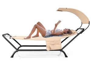 Hamaca con dosel de jardín para exteriores con personalización de colores con sombrilla - Product Image 2