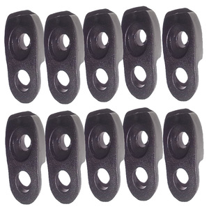 Clips pour câbles métalliques en nylon noir de 10 mm pour accessoires de kayak et bateaux d'extérieur, lot de 10 - Product Image 2