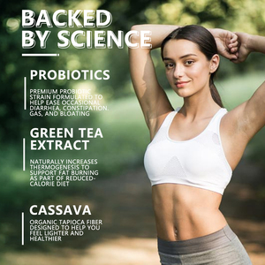 Cápsulas de Probióticos Más Vendidas con Supermezcla Nutricional Integral, Prebiótico Inteligente Triplex para Aliviar la Hinchazón y los Gases - Product Image 4