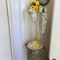 Décoration de mariage, support à fleurs en acrylique, centres de table de mariage, vases en acrylique pour décorations de tables de fête