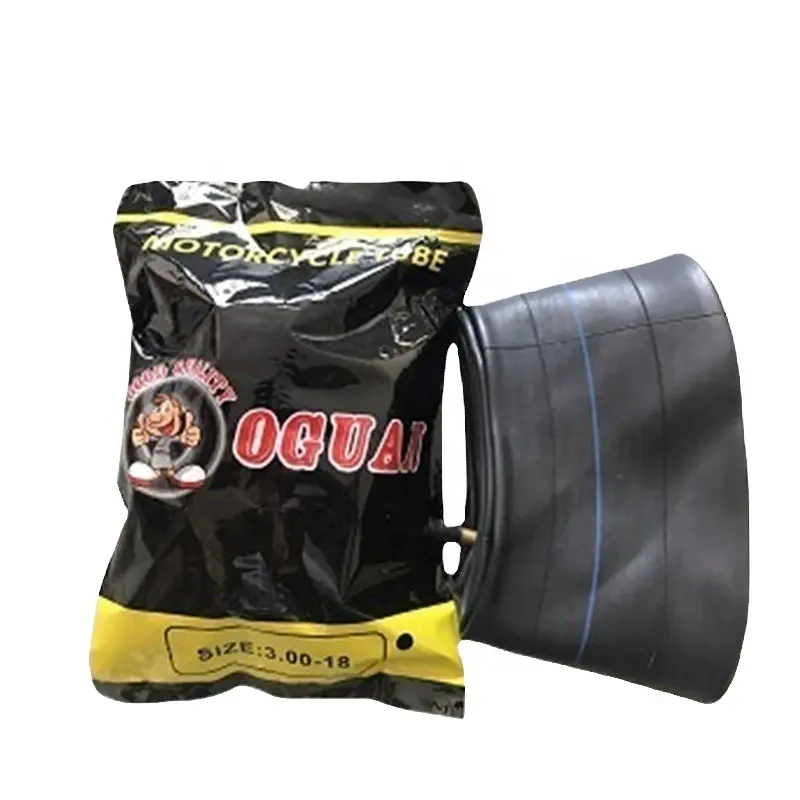 factory direct sale High Natural rubber content OGUAN brand motorcycle natural inner tube (300-16)
