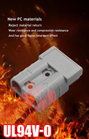 Connecteur d'alimentation de batterie en cuivre 50A 120A 175A 350A 600V IP67, prise de connexion rapide pour voiture/vélo/moteur électrique