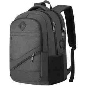 Mochila de Viaje de Gran Capacidad con Puerto de Carga USB, Múltiples Bolsillos, Impermeable, para Negocios, Escuela, para Hombres y Mujeres - Product Image 1