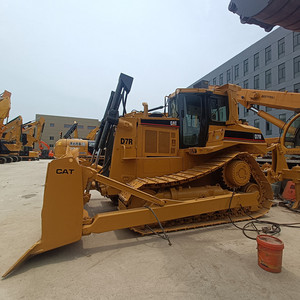 รถดันดินตีนตะขาบ Caterpillar D7R มือสองจากญี่ปุ่นแท้ เครื่องยนต์ 3306 พร้อมมอเตอร์ ปั๊ม ริปเปอร์ สำหรับงานก่อสร้างปรับระดับพื้นดิน ปี 2023 กำลัง 171 กิโลวัตต์ ความสูง 5.16 เมตร - Product Image 1