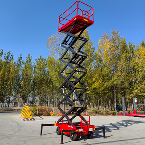 Self-propelled Electric Three-wheel Scissor Lift For Aerial Work Outdoor Electric Dc Power Scissor Lift - Product Image 4