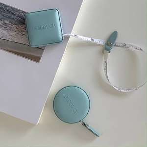 Nastro di misurazione in pelle retrattile nastro portatile centimetro pollice misurazione del nastro pratico strumento di misurazione del righello di altezza - Product Image 2