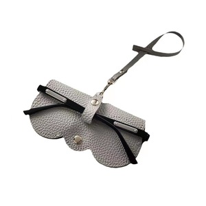 Wholesale Mountaineering Travel Equipment NEW PU <b>Sunglasses</b> Bag Portable Eyeglass <b>Case</b> Cover Cute Clip - Product Image 6