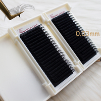 0.03 05 07mm Mega Volume Extensions de cils classiques Fournitures Extensions de cils en cachemire Plateaux de cils