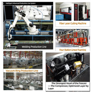 Refrigeradores verticales comerciales Gabinetes de bebidas con luces Directo Frío y aire Frío Gabinetes de exhibición con cerradura y luces - Product Image 6