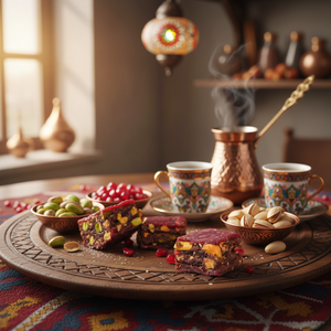Delicias Turcas de Primera Calidad con Granada y Pistacho – Lokum Premium, Textura Suave, Sabor Delicioso, Empaque a Granel - Product Image 3