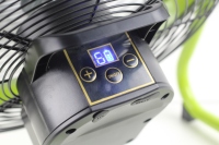 Ventilateur électrique efficace de 16 pouces, ventilateur de sol de 25 W avec télécommande, autonomie de 4 à 10 heures, idéal pour une utilisation en extérieur et à la maison