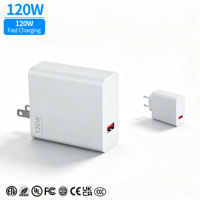 Chargeur mural USB QC3.0 120W pour ordinateur de bureau, adaptateur d'alimentation à charge rapide pour téléphones mobiles et tablettes, compatibilité universelle