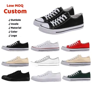 Anti slip Canvas upper Men's cloth upper fashion sneakers loafers flat fitness walking shoes for men