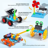 Kit Robot STEM Mainan Edukasi 4 in 1 Robot Sains Teknik Kit Sains