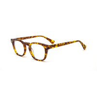 Montures de lunettes en acétate faites à la main de luxe classique unisexe pour hommes Lunettes optiques noires pour la myopie