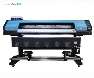 Hot Sale Digitaal Uv Roll To Roll Printer 1.6M Eco Solvent Printer Flex Banner Dx5 Dx7 Xp600 Inkjetprinter