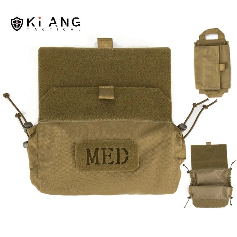 Kiang 500d Cordura Molle Ifak Zak Em T Kleine Medische Zakje Tool Mesh Patch Reizen Noodtraining EHBO Tactische Tas