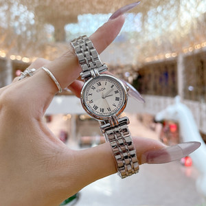Reloj de Cuarzo de Lujo para <span class=keywords><strong>Mujer</strong></span> 2026, Esfera Redonda de 23 mm, Correa de Cuero Genuino, Resistente al Agua 3ATM, Reloj de Pulsera Moderno para Dama - Product Image 6