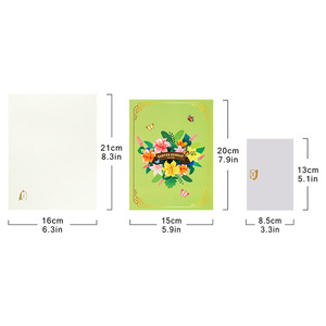 Nuova Carta d'Auguri di Pasqua con Scultura 3D in Carta, Regalo di <span class=keywords><strong>Buona</strong></span> Pasqua - Product Image 2
