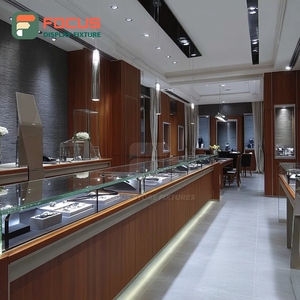 Sistema de Exhibición de Joyería de Lujo, Superficie Pulida, Mostrador de Exhibición para Espacios de Boutique - Product Image 1