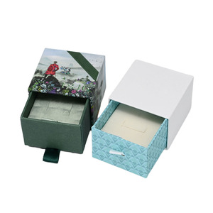 Custom Logo Luxury Rigid Paper Drawer Jewelry Gift Box Fashion Hard Paper Packaging for Wholesale - Product Image 1