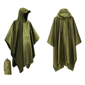 محمول للكبار وصديقةل Poncho تنفس ومقاوم للماء PU طلاء شعار الديكور للرجال والنساء - Product Image 6