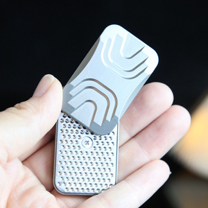 Spinner Antiestrés de Acero Inoxidable, Juguete Metálico Personalizado EDC, Herramienta de Descompresión para Niñas, Moneda de Empuje Ilimitada - Product Image 4