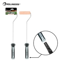 ROLLINGDOG SUPER-MICRO 00244 Rouleau de peinture professionnel pour les coins, mini rouleau en microfibre de 4 pouces, kit de couverture de rouleau