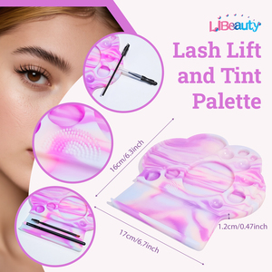 Paleta Profesional de Silicona para Lifting de Pestañas, Laminación de Cejas y Tinte, Paleta Multifuncional de Silicona para Lifting de Pestañas - Product Image 1
