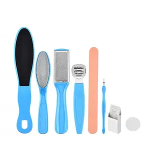 New 8 1でPedicure Peeling Foot Care Dead Skin Remover Foot Polishing Sanding Cuticles File Rasp Tool Set